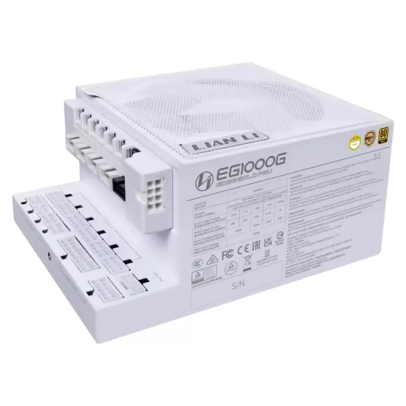 Lian Li 1000W Edge 1000 sertifikatas aktyvus PFC G9P.EG1000G.WH00.EU