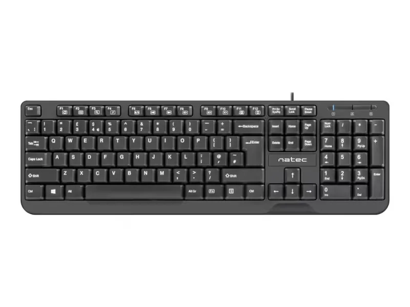 Natec NKL-0967 Trout Slim USB US layout black