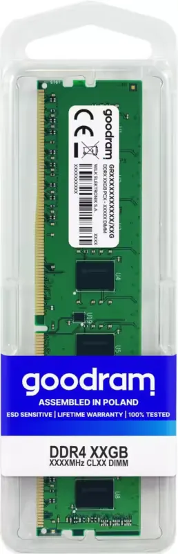 Goodram 16GB 3200MHz CL22 DDR4 DDR4/GR3200D464L22/16G (1x16)