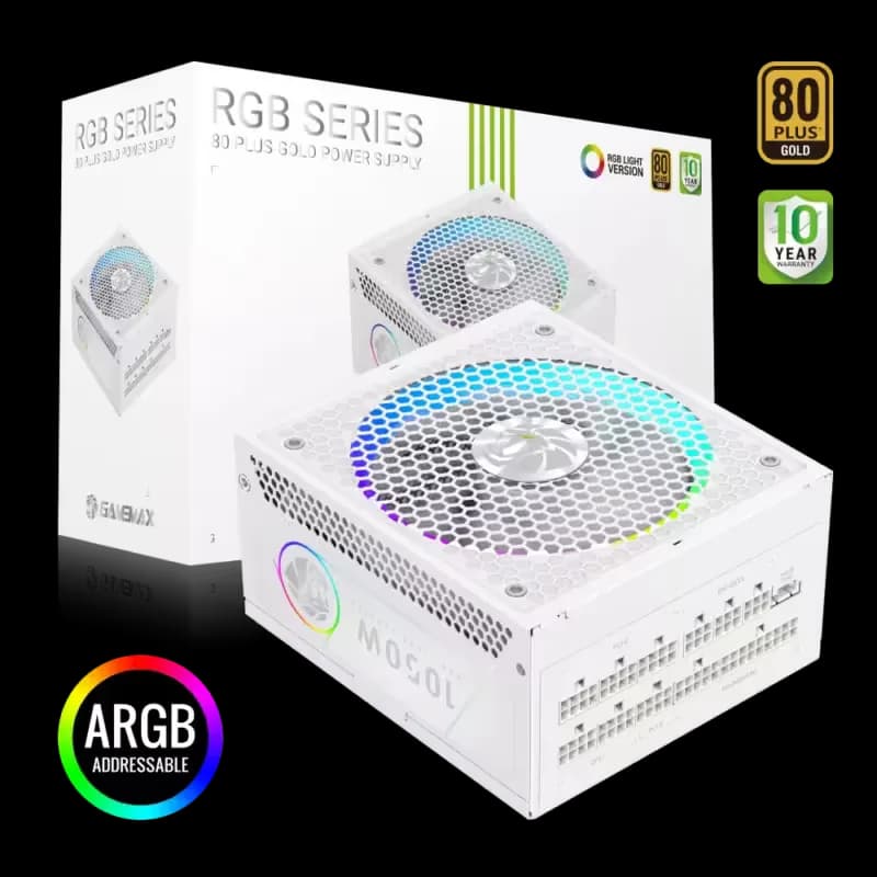Gamemax 1050W RGB 1050G WH
