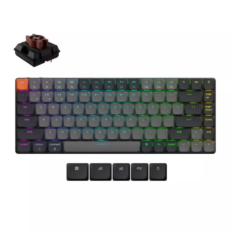 KEYBOARD WRL K3 RGB/Black K3X-B3 Keychron