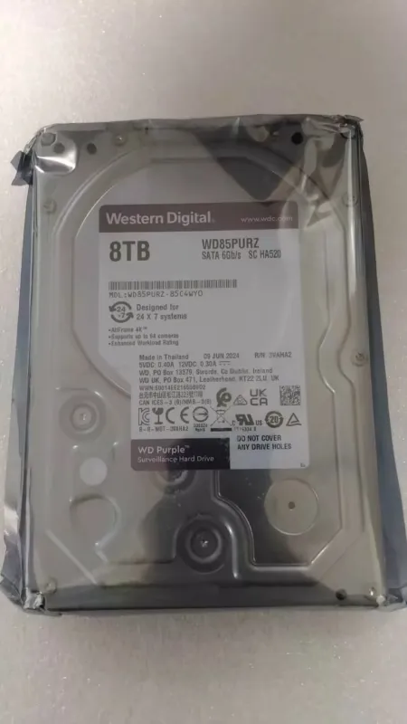 Western Digital 8TB Surveillance Purple Surveillance WD85PURZ