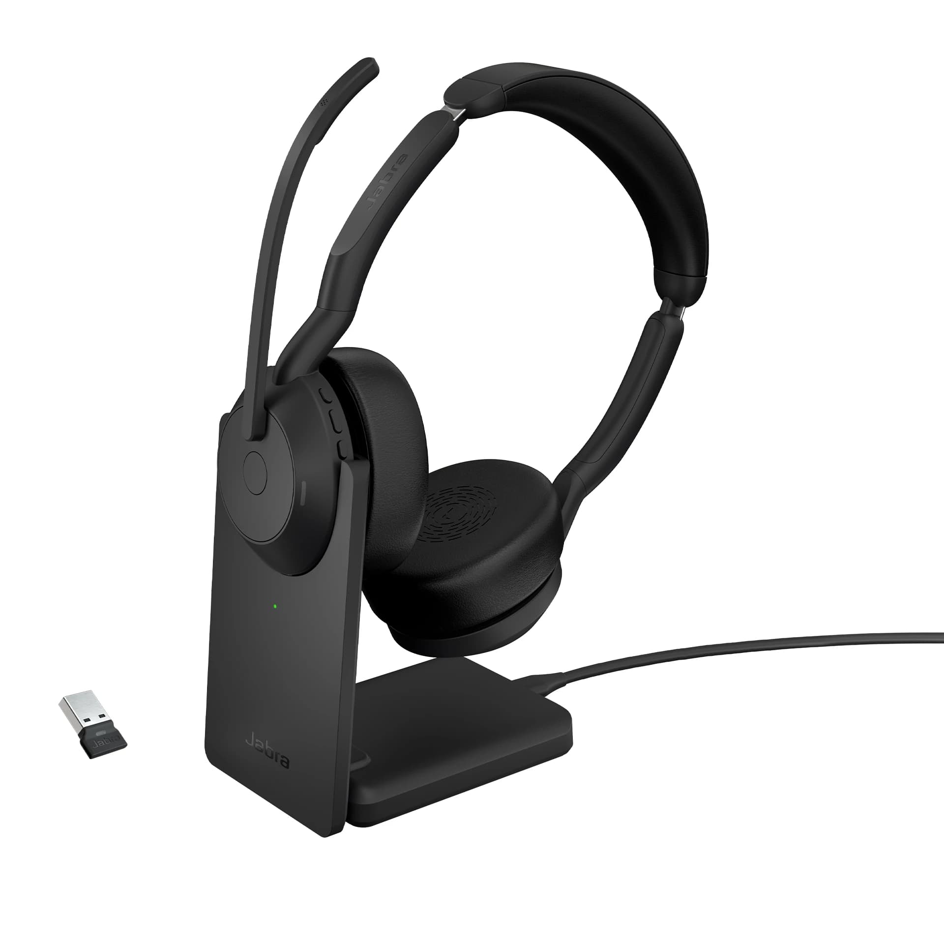 Jabra Evolve2 55 Link380a UC Stereo with Stand