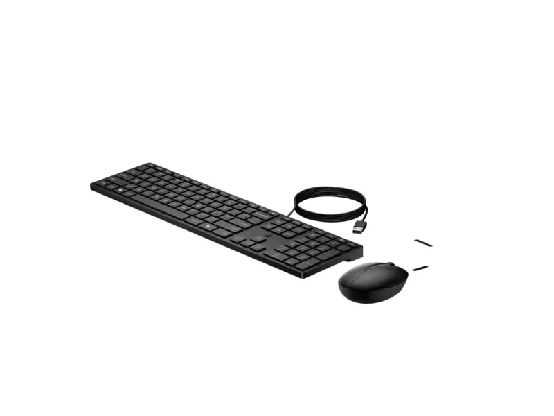 HP Wired 320MK Mouse and keyboard Mouse included USB Black