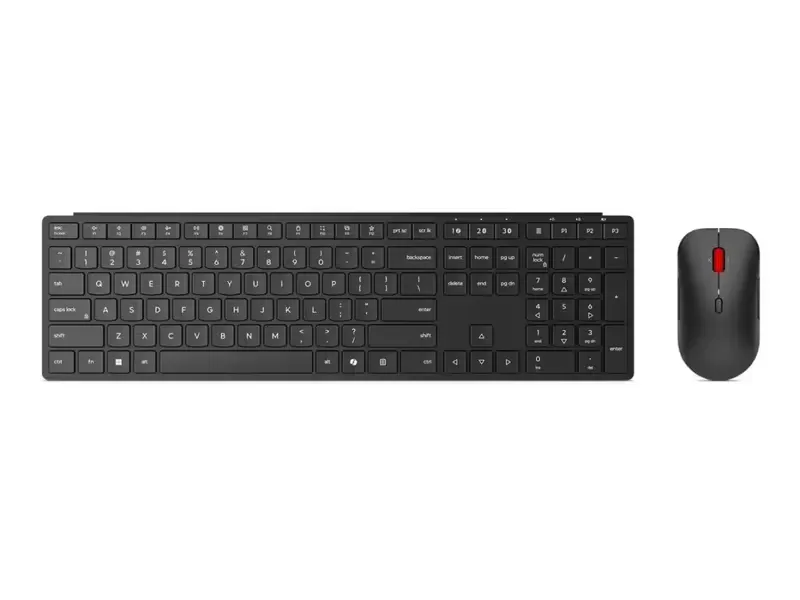 Lenovo 4X31S04848 Mouse included Office RF Wireless + Bluetooth US English Black