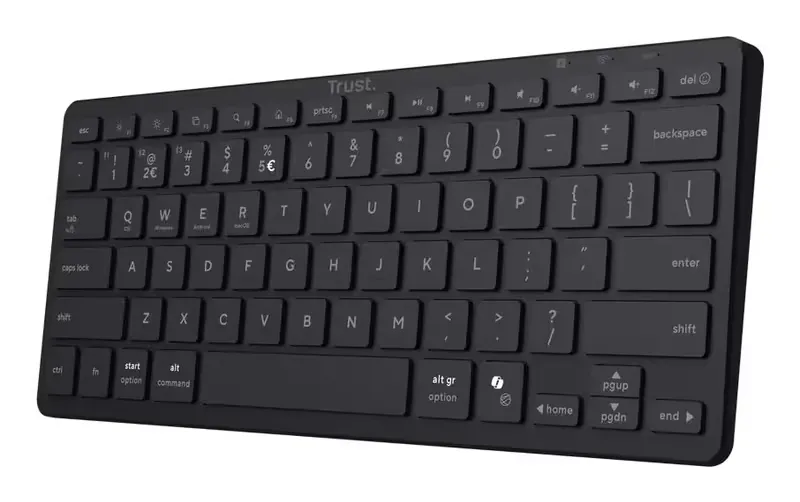 Trust Nado II Home/Office USB + Bluetooth Qwerty US English Black
