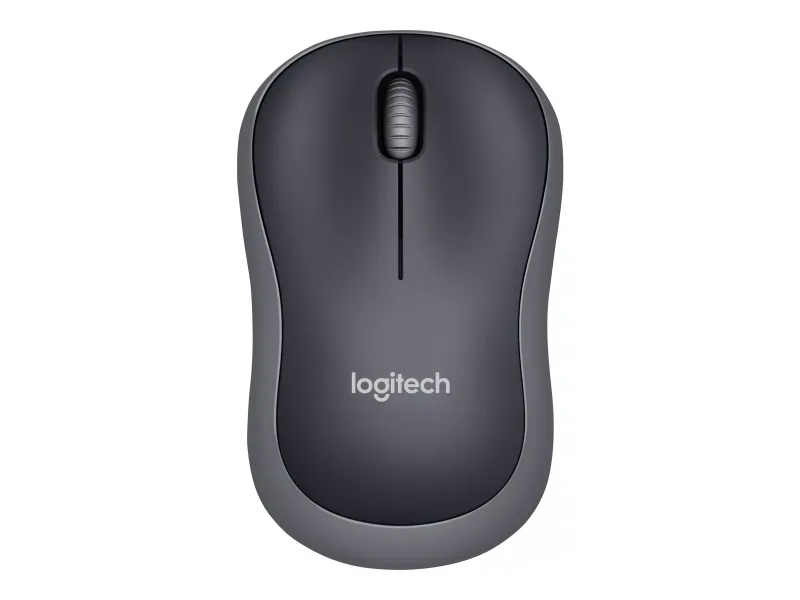 Logitech M185 Mouse optical wireless 2.4 GHz USB wireless receiver grey
