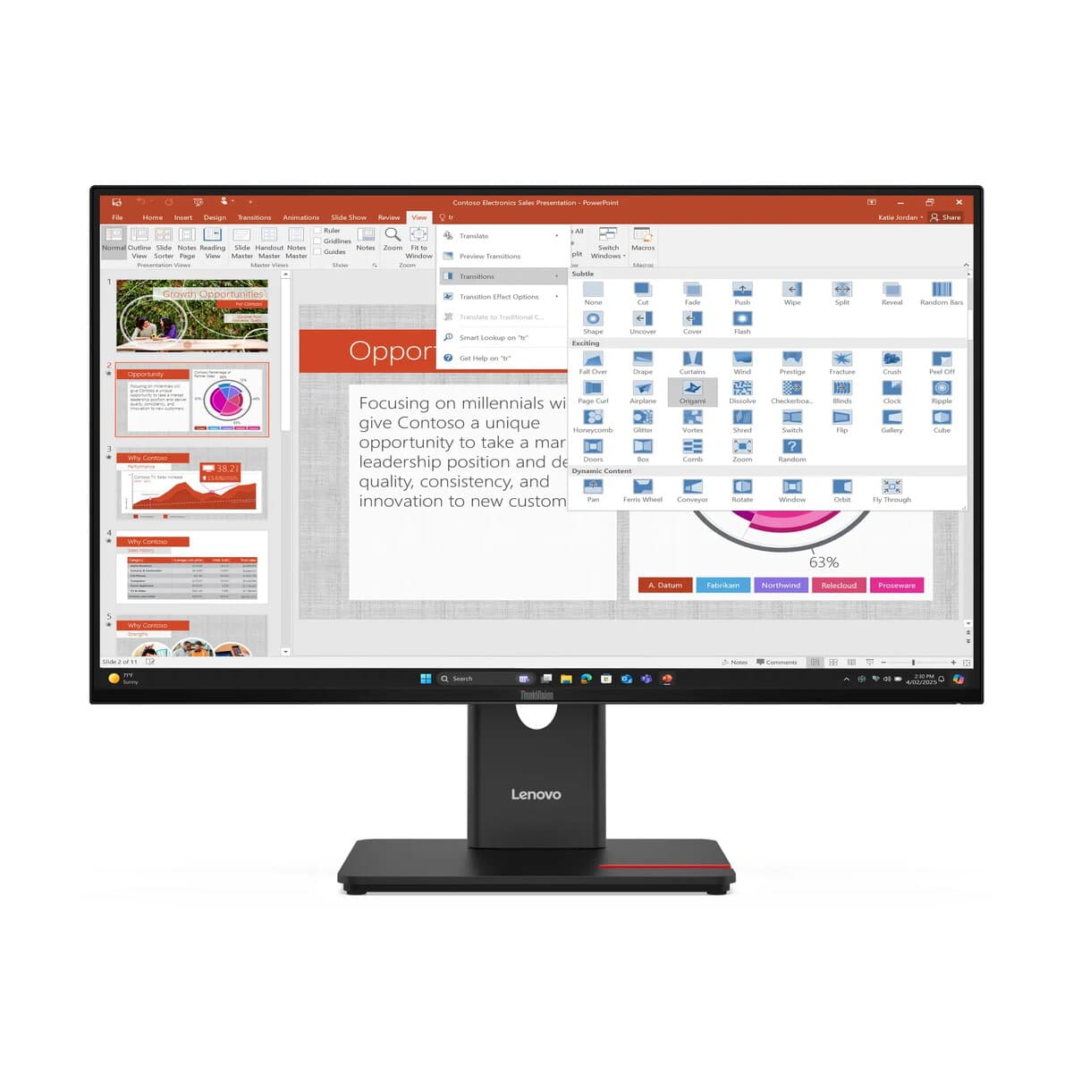 LENOVO T27-40 27" FHD IPS 120Hz