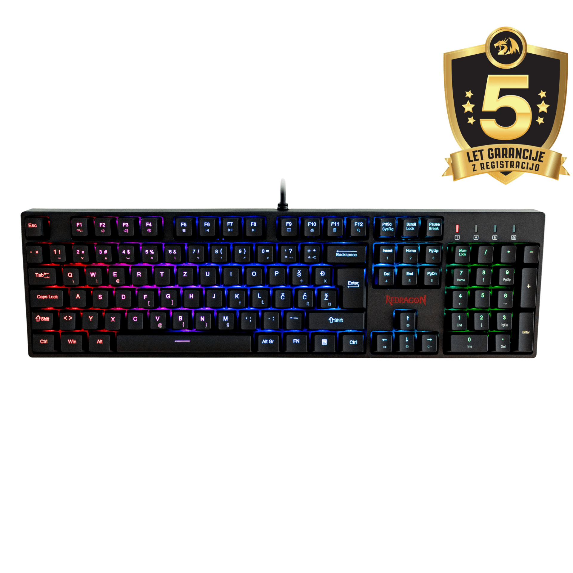 Redragon Surara K582 RGB Red Switch SLO/CRO