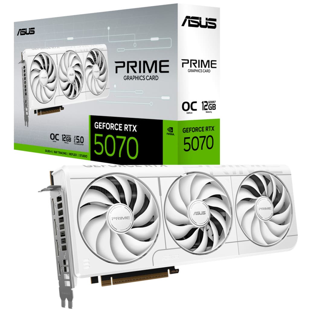 ASUS RTX 5070 Prime OC White 12GB